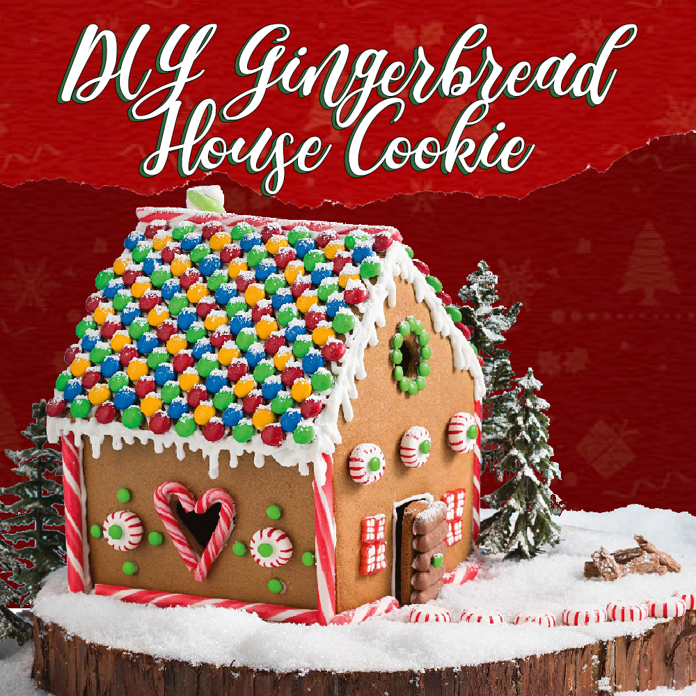 3D Ginger Bread House Cookie Set